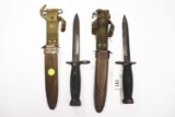 US M4 bayonet and US M7 bayonet