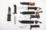 (4) AK bayonet knives