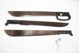 (3) machetes