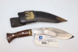 Gorkha Army Curved Army Dagger w/ Case