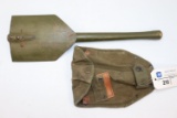 1945 U.S. Military Folding Trench Shovel with Case