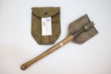 1944 U.S. Military Folding Trench Shovel with Case
