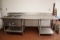 Stainless Steel Table w/ Food Warmer Insert (kitchen)