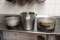 3 Large Metal Cooking Pots (kitchen)