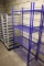 Blue Shelving Unit, 4 Shelves (kitchen)