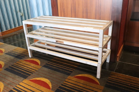 (3) Metal Stands (restaurant)