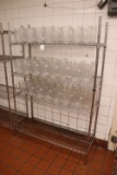 Stainless Steel Rack with Plastic Pitchers (kitchen)