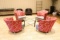 Glass Coffee Table w/ 4 Chairs (main hallway)