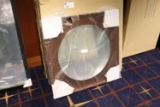 New Framed Circle Mirror (above lobby)