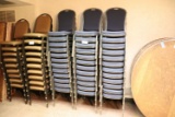 (36) Blue Banquet Chairs (London Room)
