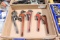 Assortment of pipe wrenches