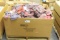 Bin of shop rags