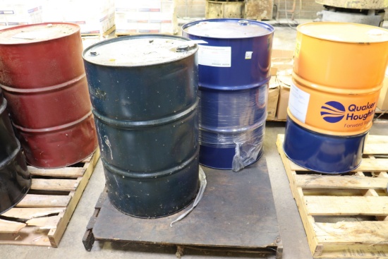 (2) 55 gallon drums of oil/fluid