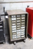 Cabinet with 30 bin compartment