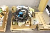 Pallet of Hoses and Misc. Electrical Components