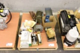 Pallet of Misc. Electrical Components and Coolant Pump