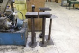 Skid of metal stands