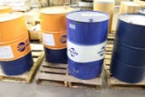 (2) 55 gallon drums of oil/fluid