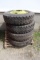(4) Goodyear  11R 22.5 tires