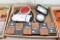 Federal Mogalamber chrome bullet light & Whelen light and assortment of lig