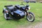 1981 BMW  R100 motorcycle with side car, 32,355 miles, VIN 6175201