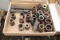 assortment of sockets,  1