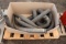 Automotive exhaust system ventilation hose with tailpipe adapter