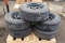(5) Goodyear Fortera Tires, 245/65/R17, Pro Cmp Rims, 5 lug Jeep Rims