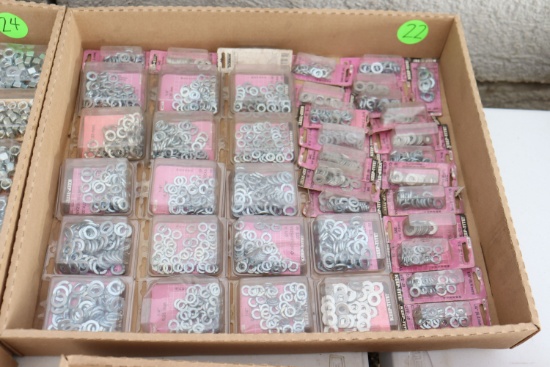 Assortment of lock washers including 1/4,5/16 & 3/8