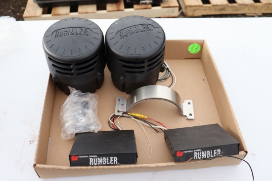 assortment of Federal Signal Rumblers