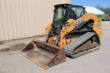 2014 Case TV380  skid steer w/ tracks and bucket,  2,825 hours,  serial num