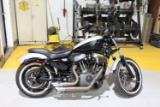 2008 Harley Davidson XL 1200N  motorcycle, Sportster, with cover and garage