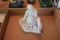 Dresden White Bisque Fisherman Figurine Statue (main)
