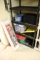 Floor lamp, Speaker, & misc. (basement)