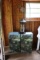 Assortment of Bird Feeders and Metal Trellises