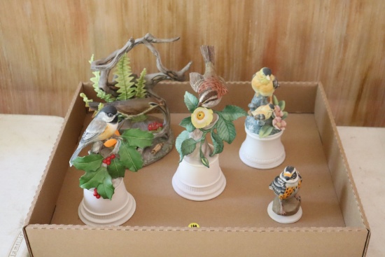 (5) Assortment of Bird Figurines