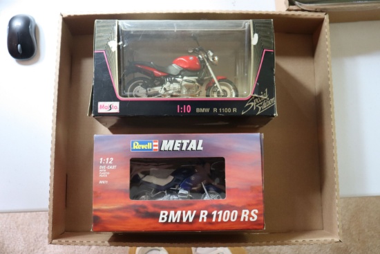 (2) Die-Cast Model BMW Motorcycles
