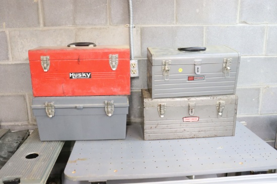 Assortment of Tool Boxes (basement)