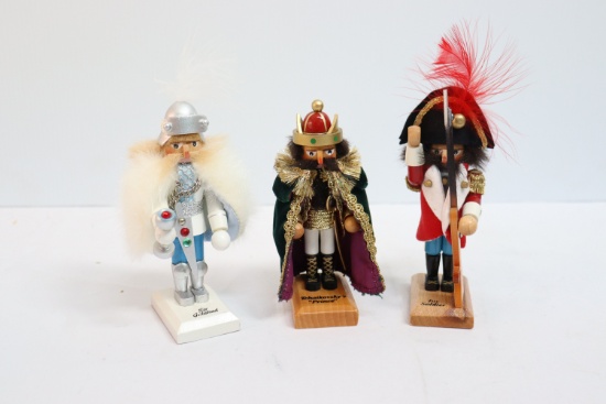 (3) Steinbach   Nutcrackers, 5.5", signed, with box