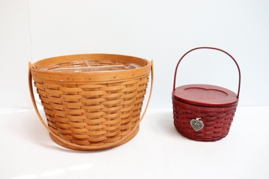 Assortment of Longaberger Baskets (upstairs)