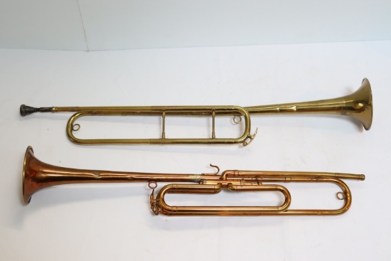 (2) Brass Trumpets (upstairs)