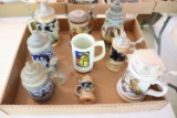 Assortment of Vintage German Beer mugs (main)