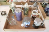 Assortment of Vintage German Beer mugs (main)
