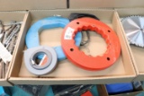 Assortment of Steel Snakes & tape measure (basement)