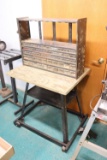 Hardware Storage and movable table (basement)