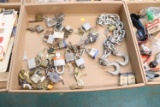 Assortment of Locks (basement)