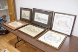 Sketches by Sue Chaffie (basement)