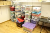 Large Assortment of Fabrics (basement)