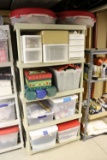Assortment of Holiday Decorations, fabric, & misc., (basement)
