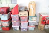 Assortment of Holiday Decorations (garage)